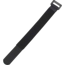 POWERTECH ιμάντας τύπου velcro TIES-026, 45x2cm, μαύρος, 10τμχ