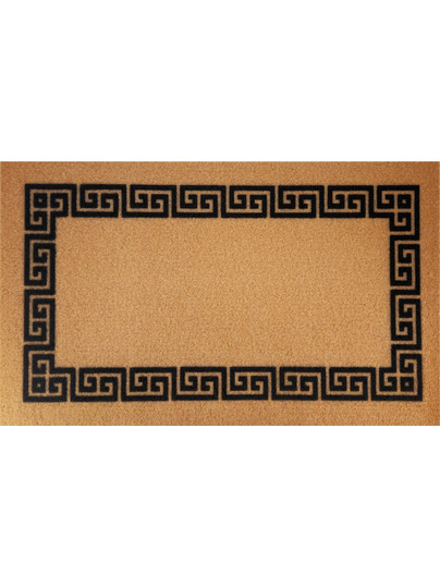 HOME USE πατάκι εισόδου HUH-0206, αντιολισθητικό, 75x45cm, 8mm πάχος, καφέ