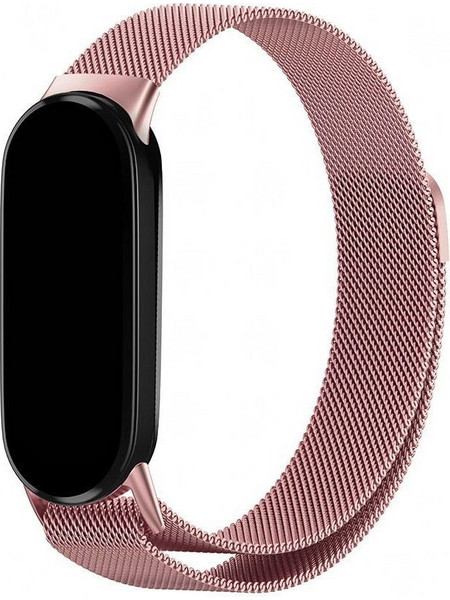 Sonique Milanese Slim Λουράκι Μεταλλικό Rose Gold (Xiaomi Mi Band 8 / Smart Smart Band 9 / Smart Band 10)