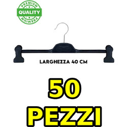 TROUSERS HANGERS FOR MEN BLACK Μαύρο