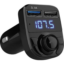 Car MP3 Player Fm Transmitter w/Dual USB Charger 3.1A