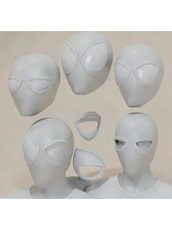 Άβαφη 3D Φιγούρα Cosplay Miles Morales Shell για Βάψιμο DIY (Δώρο τα Χρώματα)