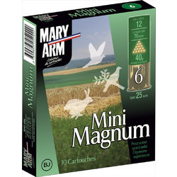 Mary Arm Mini Magnum Επιχαλκωμένα Φυσίγγια Συγκέντρωσης 12Cal 70mm 40gr 10τμχ