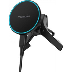 Spigen Βάση Κινητού Αυτοκινήτου με Μαγνήτη και Φόρτιση MagSafe Μαύρη, EV15MAQ QI2