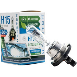 Photon Λάμπα H15 X2 Lifetime Ecological 12V 15/55W 1τμχ PGJ23t-1