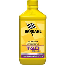 Bardahl T&D Oil LS GL-5 Βαλβολίνη Limited Slip 80w/90 με Φουλερένιο C60 και Polar Plus 1L