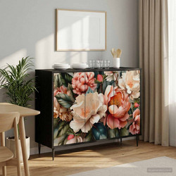 vidaXL Πλαϊνό γραφείο BORNE Μαύρη Δρυς 102x33x76cm 1 τεμ