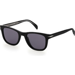 David Beckham DB1006/S Black Γυναικεία Γυαλιά Ηλίου Τετράγωνα Κοκάλινα Μαύρα με Μαύρο Polarized Φακό