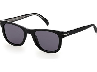 David Beckham DB1006/S Black Γυναικεία Γυαλιά Ηλίου Τετράγωνα Κοκάλινα Μαύρα με Μαύρο Polarized Φακό