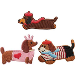 TFO Patch Dachshund 3pCs set