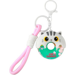 iTotal - Donut keychain WHITE CAT (XL3066)