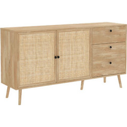 Μπουφές Oslo 150x39x79εκ sonoma Χρώμα Φυσικό