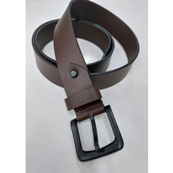 Ζώνη δερμάτινη ανδρική COZY C84336-BROWN καφέ (130cm)