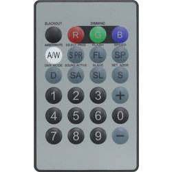 IR Remote for Quad Fixtures (RGBW/RGBA/RGBUV)