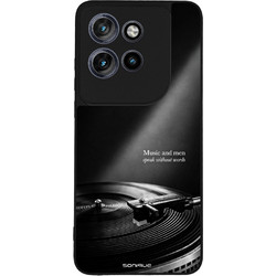 Sonique Men's Edition Θήκη με Σχέδιο «Music and Men» (Motorola Edge 50 Neo 5G / Edge 60 Neo 5G)