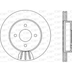 VALEO 197642 - VALEO ΔΙΣΚΟΠΛΑΚΕΣ 1τεμ. NISSAN