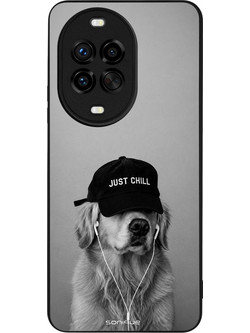 Sonique Men's Edition Back Cover Just Chill Pup (Huawei Nova 14 Pro 5G)