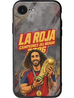 Θήκη La Roja Campeones del Mundo - Marc Cucurella iPhone 17e Groove TPU (Tempered Glass και TPU)