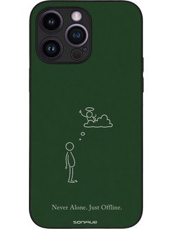 Sonique Men's Edition Θήκη με Σχέδιο «Never Alone» (iPhone 14 Pro Max)