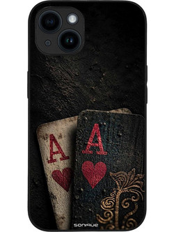 Sonique Men's Edition Back Cover με Σχέδιο «Άσος» (iPhone 14)