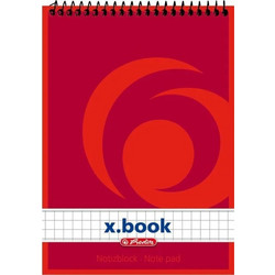 Herlitz Σημειωματάριο Σπιράλ A6 50 Φύλλων Καρέ