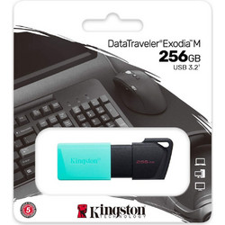 Kingston DataTraveler Exodia M 256GB USB Stick 3.2 Gen 1 με USB-A