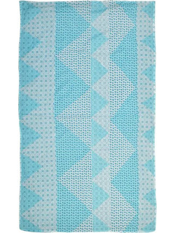 Inart Ble Πετσέτα Θαλάσσης Γαλάζια 100x180cm 5-46-304-0025