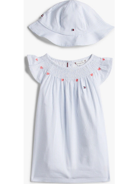 TOMMY HILFIGER ITHACA DRESS BUCKET HAT GIFTBOX BLUE STRIPE KN0KN02377-0A4