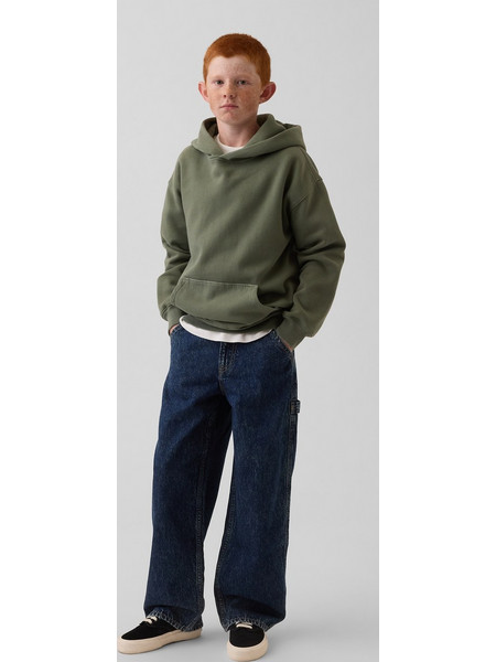 Παιδικό Τζιν Παντελόνι Carpenter σε Baggy Γραμμή Dark wash