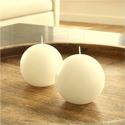 Κερί ιβουάρ σε σχήμα μπάλας με άρωμα βανίλιας