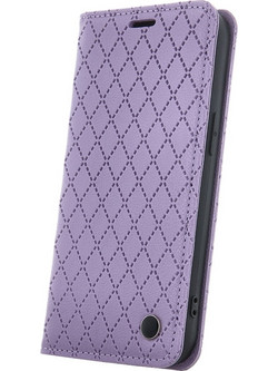 Caro Μαγνητική Θήκη Book Style για iPhone 16e / 17e - Μωβ