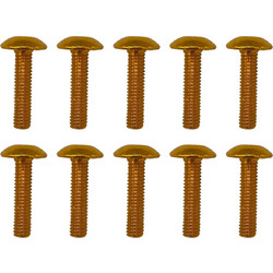 Βίδες αλουμινίου 5x20mm 10τμχ σετ ΜΤΧ χρυσές