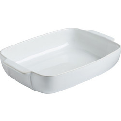 Pyrex Signature Πυρίμαχο Κεραμικό Ταψί Ορθογώνιο 35x25cm White