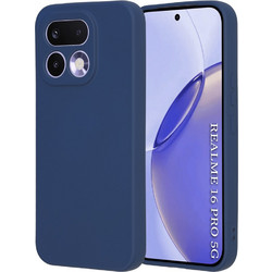 Techsuit SoftFlex Back Cover Θήκη Σιλικόνης Navy Μπλε (Realme 16 Pro)
