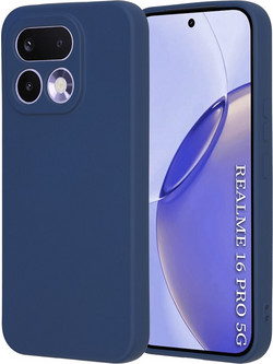 Techsuit SoftFlex Back Cover Θήκη Σιλικόνης Navy Μπλε (Realme 16 Pro)
