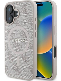 Guess 4g Back Cover για iPhone 16 Plus - Ροζ