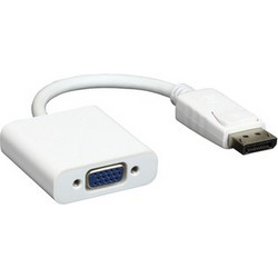 Powertech POWERTECH αντάπτορας DisplayPort σε VGA CAB-DP006, 0.20m, λευκός