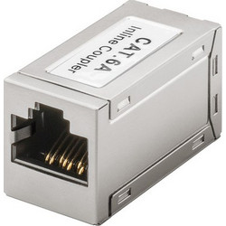 Powertech POWERTECH σύνδεσμος RJ45 Cat 6A CAB-N324, 500MHz, PoE+ ασημί