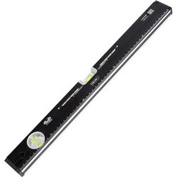 DELI DELI αλφάδι DL290500B με 2 μάτια & χάρακα, 50cm