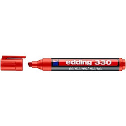 MP EDDING ανεξίτηλος μαρκαδόρος 330, 1-5mm, επαναγεμιζόμενος, κόκκινος