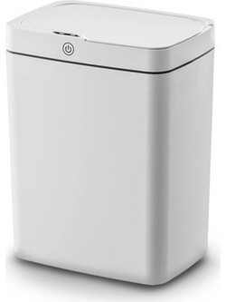 HOME USE HOME USE κάδος απορριμμάτων HUH-0253 με φωτοκύτταρο, 13lt, λευκός