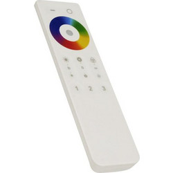 GLOBOSTAR RGBGROUP 73413 RF 2.4G Ασύρματο Χειριστήριο Αφής 3 Ζωνών για Πολύχρωμο RGB Controller 73414 DC3V 2 x AAA IP20 - RF 2.4G - Μ15 x Π4 x Υ1cm