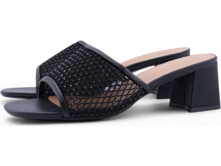 74-1719-04 B-Soft Γυναικεία Mules ΜΑΥΡΟ