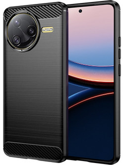 Techsuit Carbon Silicone Θήκη Black (Xiaomi Poco F7 Ultra)