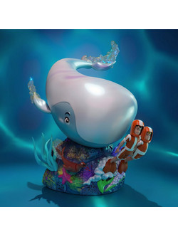 Φιγούρα Moby Dick and the Mighty Mightor 3D Printing Models 3D εκτυπωμένη