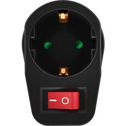 Μονόπριζο Powertech PT-810 με 1 Έξοδο Πρίζας & Διακόπτη