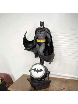 Φιγούρα Batman and Bat Signal from DC 3D εκτυπωμένη