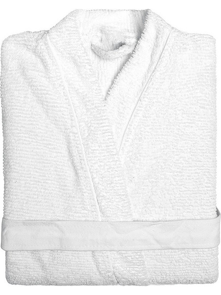 Μπουρνούζι Unisex Sorema Ribbon Hooded White