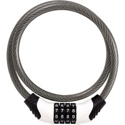 Stanley Lock για Ποδήλατο με Συνδυασμό 180cm Silver