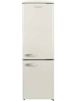 Frigelux CBNF330RCD Retro Ψυγειοκαταψύκτης 330lt No Frost Υ190xΠ6xΒ69.5cm Μπεζ